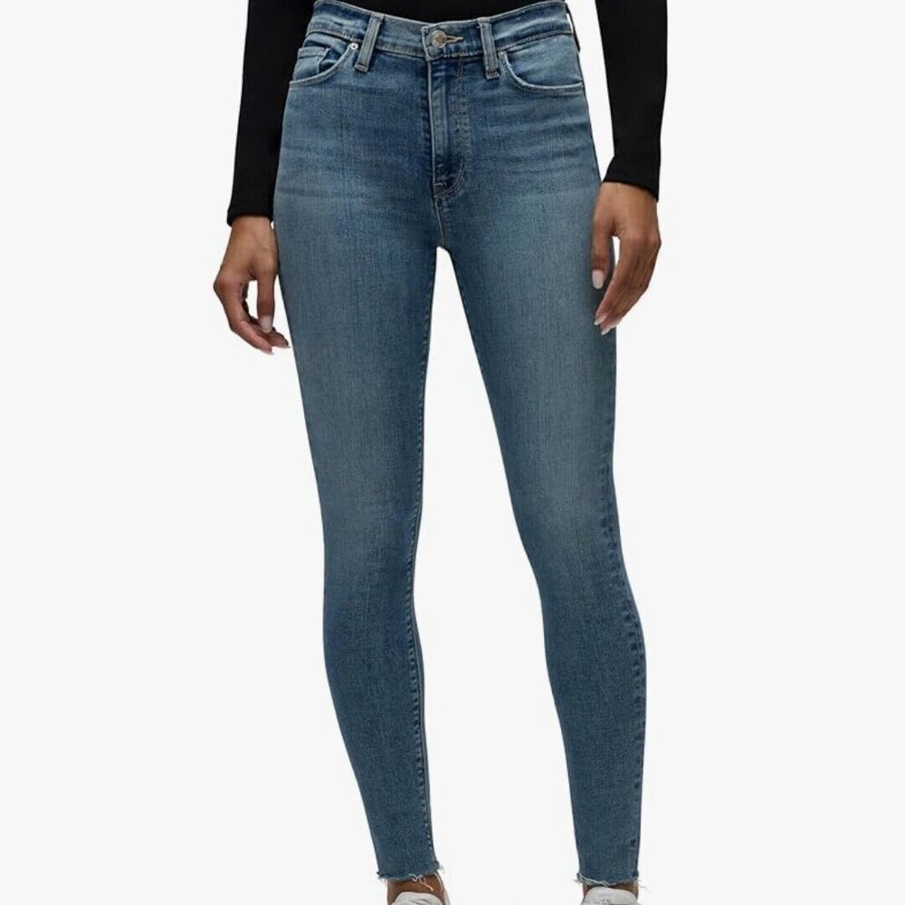 HUDSON Barbara High Waist Super Skinny Jeans Dark Wash in Dream On Women's 27